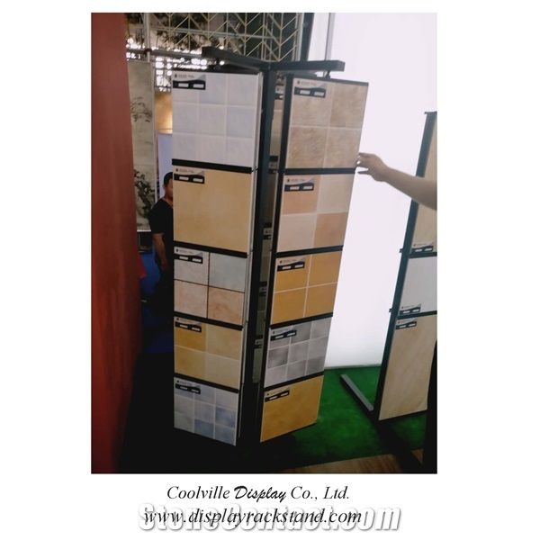 Granite-Slabs Racks Quartz Stone Custom Tiles Stands Displays Wing Mable Tiles Displays Showroom Racks for Limestone Tile Sample Displays