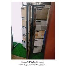 Granite-Slabs Racks Quartz Stone Custom Tiles Stands Displays Wing Mable Tiles Displays Showroom Racks for Limestone Tile Sample Displays