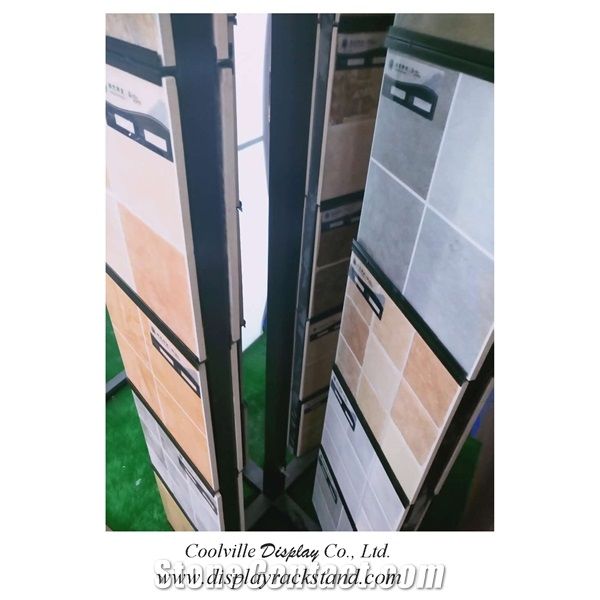 Granite-Slabs Racks Quartz Stone Custom Tiles Stands Displays Wing Mable Tiles Displays Showroom Racks for Limestone Tile Sample Displays