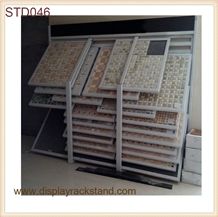 Grey-Marble Black Display Stands Showroom Mosaic Display Racks Quartzite-Slabs Flooring Basalt Tile Display Panel Tile Sample Display Bags Tombstones Hanging Displays Pakistan-Marble Display Stands