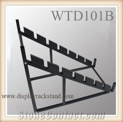 Marble Black Stone Display Rack Slab Metal Display Racks Exhibition Slate Metal Displays Quartz Stone Display Racks Basalt Metal Displays Cuontertops Portable Display Cases Display Stands