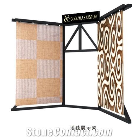 Marble-Blocks Stands Sliding Displays Labradorite Stone Travertine Steel Shelves Showroom Display Racks Glass Floor Displays Onyx Waterfall Racks