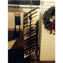 Marble Display Stands Showroom Rotating Mosaic Display Racks Quartzite-Slabs Flooring Basalt Tile Display Panel Tile Sample Display Racks Tombstones Hanging Displays Pakistan-Marble Display Stands