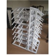 Marble Display Stands Showroom Rotating Mosaic Display Racks Quartzite-Slabs Flooring Basalt Tile Display Panel Tile Sample Display Racks Tombstones Hanging Displays Pakistan-Marble Display Stands