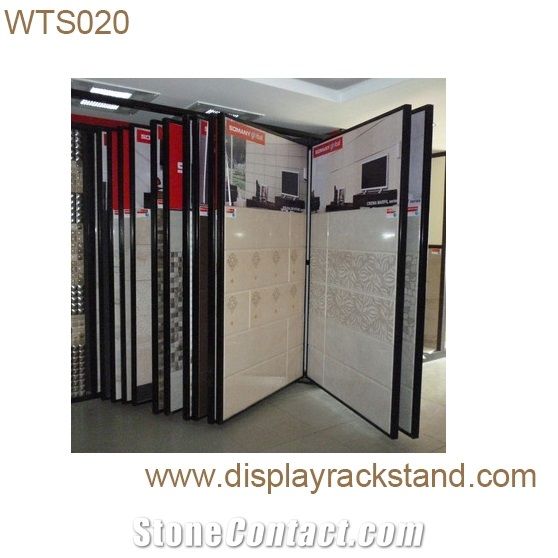Marble-Slabs Display Stands Tile Display Racks Blocks China Display Stand Racks Beige-Marble Stone Display Racks Cuontertops Brochure Display Cases Rotating Mosaic Display Racks