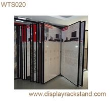 Marble-Slabs Display Stands Tile Display Racks Blocks China Display Stand Racks Beige-Marble Stone Display Racks Cuontertops Brochure Display Cases Rotating Mosaic Display Racks