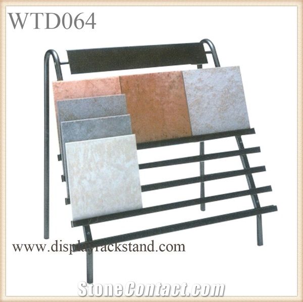 Marble-Slabs Display Stands Tile Display Racks Blocks China Display Stand Racks Beige-Marble Stone Display Racks Cuontertops Brochure Display Cases Rotating Mosaic Display Racks