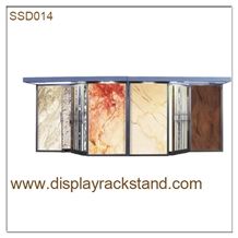 Marble-Slabs Stone Shelf Tiles Display Stand Tower Rotating Mosaic Display Rack Wing White-Marble Metal Display Racks Basalt Waterfall China Display Stands Quartz Black Stone Display Racks