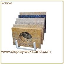 Marble-Slabs Stone Shelf Tiles Display Stand Tower Rotating Mosaic Display Rack Wing White-Marble Metal Display Racks Basalt Waterfall China Display Stands Quartz Black Stone Display Racks