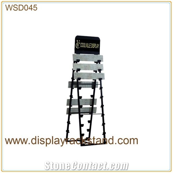 Marble-Slabs Stone Shelf Tiles Display Stand Tower Rotating Mosaic Display Rack Wing White-Marble Metal Display Racks Basalt Waterfall China Display Stands Quartz Black Stone Display Racks