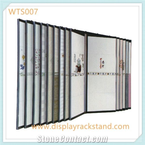 Marble-Stairs Rack Cuontertops Wholesale Portable Display Case Rotating Mosaic Tile Display Racks Black-Galaxy-Granite Metal Displays Limestone Display Rack Stands