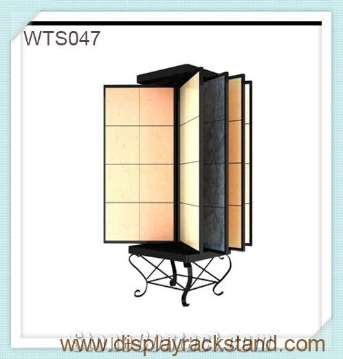 Marble-Stairs Rack Cuontertops Wholesale Portable Display Case Rotating Mosaic Tile Display Racks Black-Galaxy-Granite Metal Displays Limestone Display Rack Stands