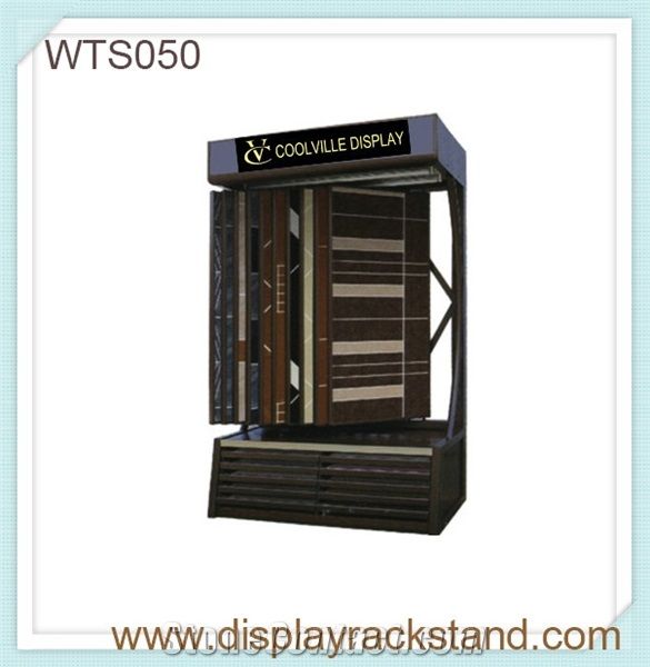 Marble-Stairs Rack Cuontertops Wholesale Portable Display Case Rotating Mosaic Tile Display Racks Black-Galaxy-Granite Metal Displays Limestone Display Rack Stands