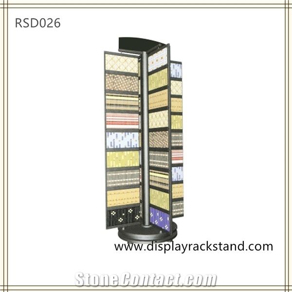 Mosaic Display Stands Steel Onyx Display Racks Waterfall Tile Display Racks Granite-Slabs Display Stand Racks Showroom Grey-Marble Display Racks Slab China Display Stands