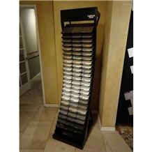 Nepal-Marble Wholesale Display Stand Racks Mosaic Display Racks Showroom Black-Marble Tile Display Racks Portable Display Cases Showroom Cuontertops Tile Display Racks