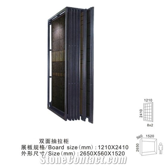 Onyx-Slabs Display Racks Exhibition Cuontertops Brochure Display Cases Monuments Display Rack Stand Machines Metal Display Racks Tile Sample Display Bags Blue-Marble Wholesale Display Stand Racks
