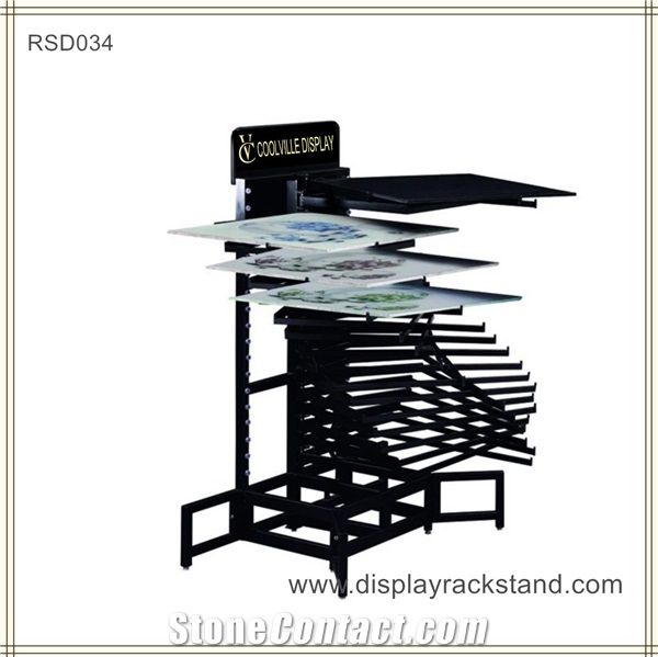 Quartz-Stone China Display Stands Display Racks Exhibition China Display Stands Onyx-Slabs Black Display Stand Racks Alabaster Hanging Display Metal Display Racks