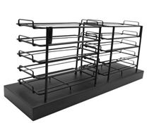 Quartzite Display Racks Sliding Display Stands Blue-Marble Loose Stone Shelf Cuontertops Portable Display Cases Nepal-Marble Hanging Display Machines Metal Display Racks