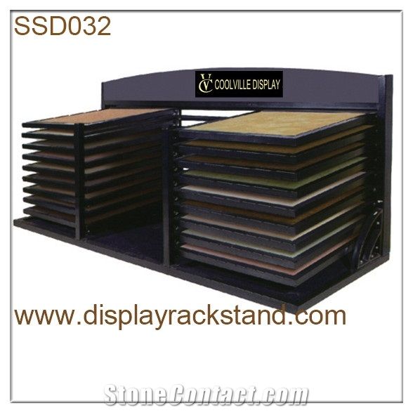 Quartzite-Slabs Stand Tile Sample Display Bag Block Warehouse Storage Racks Sliding Blue-Marble Wholesale Display Stand Racks Quartzite Metal Display Racks Rotating Mosaic Display Racks