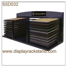 Quartzite-Slabs Stand Tile Sample Display Bag Block Warehouse Storage Racks Sliding Blue-Marble Wholesale Display Stand Racks Quartzite Metal Display Racks Rotating Mosaic Display Racks