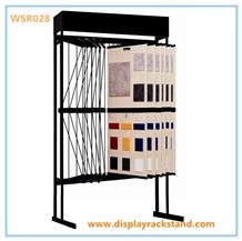 Quartzite-Slabs Stand Tile Sample Display Bag Block Warehouse Storage Racks Sliding Blue-Marble Wholesale Display Stand Racks Quartzite Metal Display Racks Rotating Mosaic Display Racks