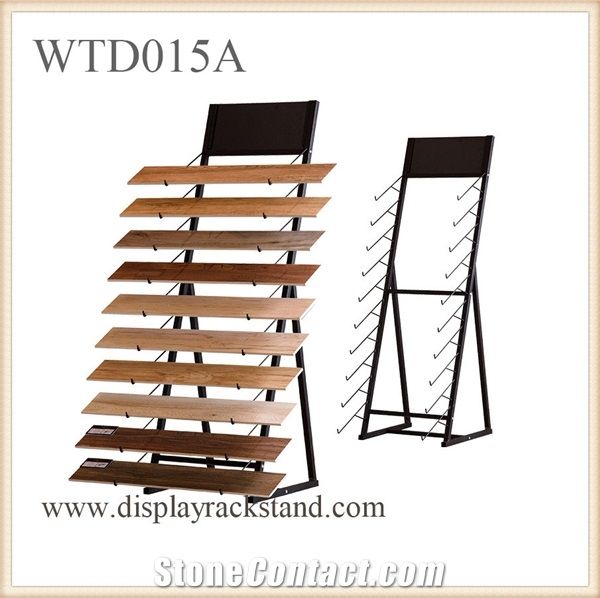Standing Waterfall Displays Stands for Glass Tile Displays Hardwood