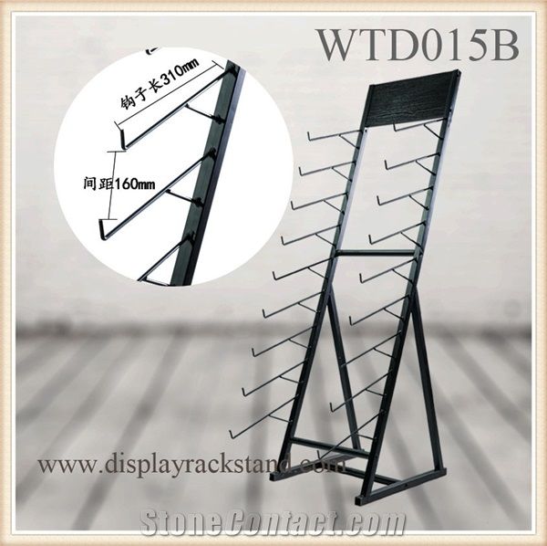 Standing Waterfall Displays Stands for Glass Tile Displays Hardwood