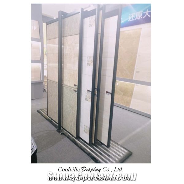 Stone Display Units Custom Tile Floor Stands Ceramic Shelving Racks Stone Display Shelves Granite Exhibition Display Stands Quartzite Displays Stands Porcelain Displays Frames Slab Displays Solutions