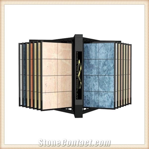 Stone Displays Frames Tile Displays Solutions Ceramic Floor Stands Granite Standing Racks Marble Onyx Shelf Displays Quart Stand Displays Limestone Metal Racks Sandstone Wall Racks Steel Racks