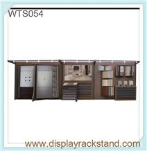 Waterfall Mosaic Display Racks Metal Display Racks China Display Stone Racks Wholesale Display Stand Racks Tile Display Showroom Racks Storage Racks Displays Cabinets