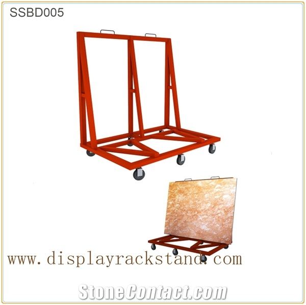White-Granite Display Stand Waterfall Stone Display Rack Granite-Slabs Sliding Metal Displays Black-Galaxy-Granite Display Racks Showroom Brazil-Granite China Display Racks