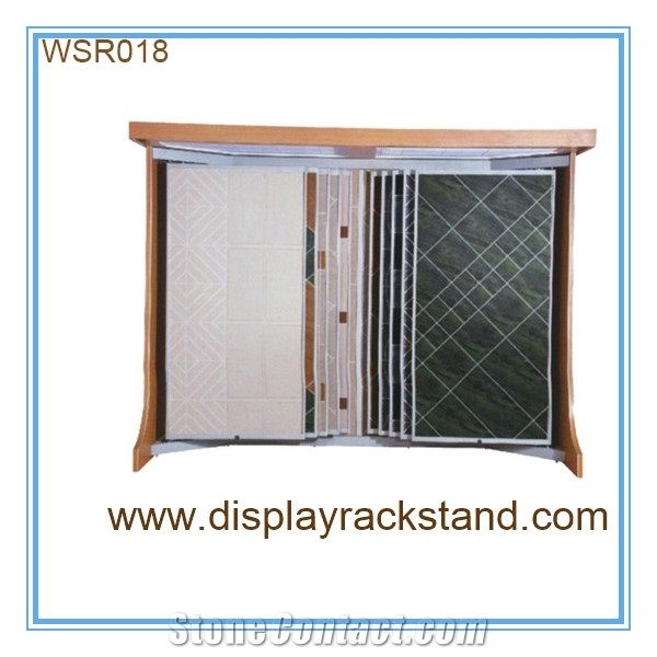 White-Granite Display Stand Waterfall Stone Display Rack Granite-Slabs Sliding Metal Displays Black-Galaxy-Granite Display Racks Showroom Brazil-Granite China Display Racks
