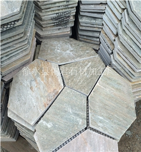 Rust Slate Flagstone Pavers