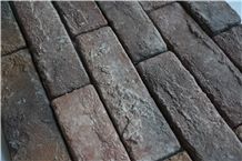 Sunset Split Face Slate Stone Panels,Multicolor Slate Stone Wall Panels,Autumn Rose Stone Veneer,Fireplace Rusty Stacked Stone,Multicolour Slate Culture Stone,Indoor Stone Facade,Z Clad Stone Cladding
