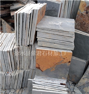 Yellow Slate Field Stone,Yellow Thin Ledgestone,Slate Exterior Loose Stone Veneer,Natural Stacked Stone,Field Ledger Stone for Wall