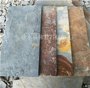 Yellow Slate Field Stone,Yellow Thin Ledgestone,Slate Exterior Loose Stone Veneer,Natural Stacked Stone,Field Ledger Stone for Wall