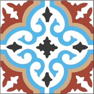 Encaustice Cement Tile 1.6