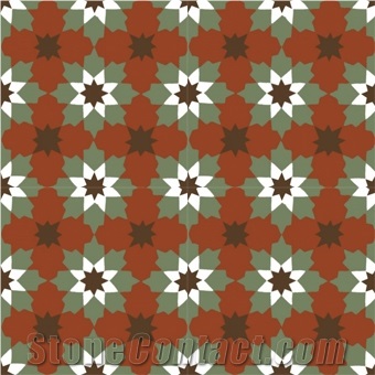 Encaustice Cement Tile 3.4