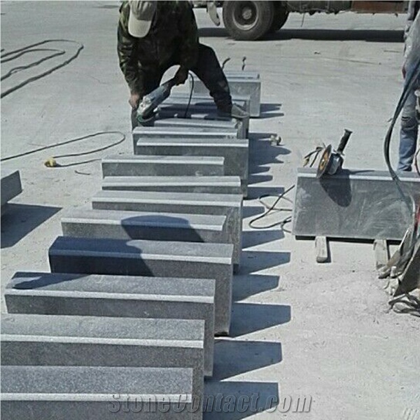 China Polished Kerbstone G343/ Cheapest Price/ Natural Stone Granite Curbstone Own Quarry Factory