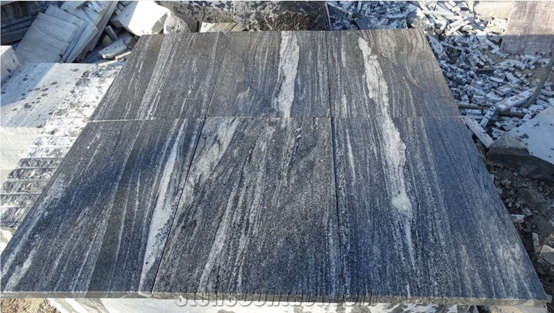 G302 Chinese Granite for Tiles Covering Flamed,Sawn Cut