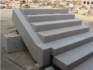 G354 Chinese Granite for Stairs Sawn Cutflamed,Natural Split Staircase Exterior Stone