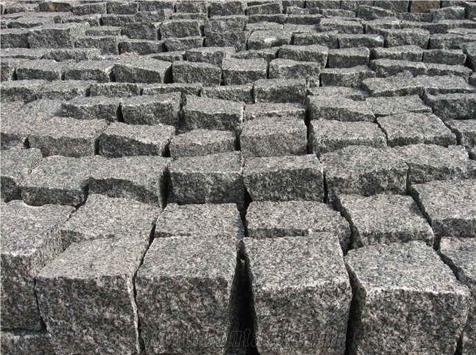 G390 Chinese Granite for Walkway Pavers Flamed,Sawn Cut, Nutural Split,Pineapple
