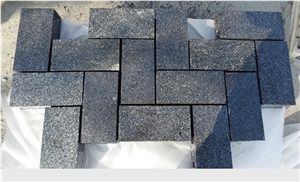 G399 Chinese Granite for Cube Stone,Floor Covering, Courtyard Road Pavers,Natural Split,Flamed