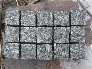 White Spray Wave Granite Chinese Granite for Walkway Pavers Polished,Flamed,Sawn Cut,Nutural Split,Pineapple Cube Stone