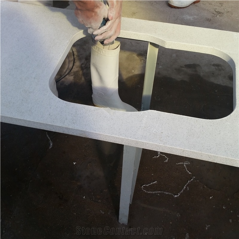 Prefab Quartz Stone Island Tops Price