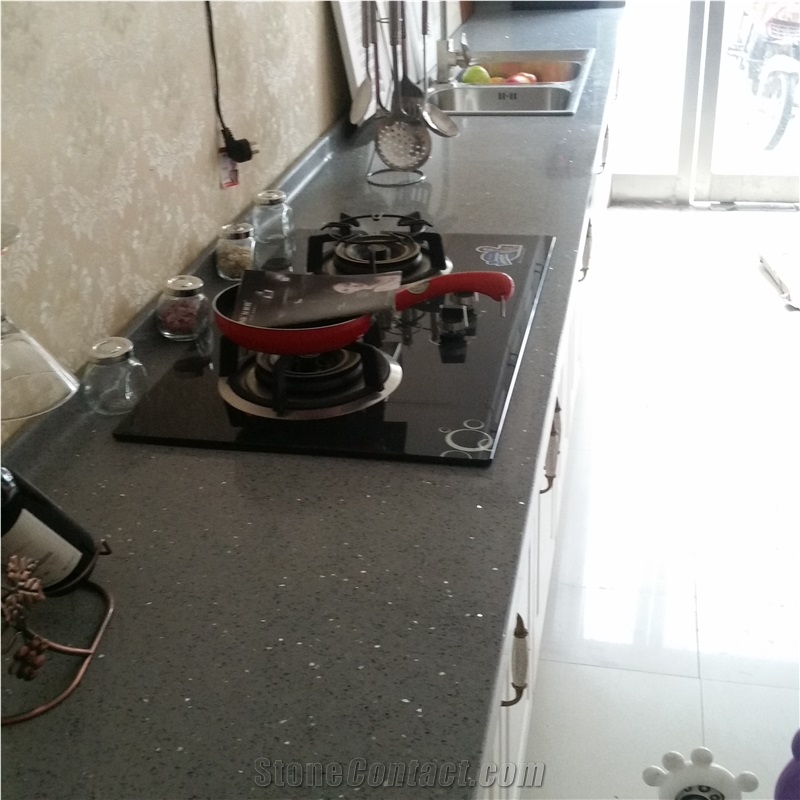 Prefab Quartz Stone Island Tops Price