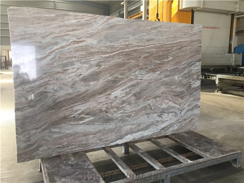 Fresh Lot Of Indian Sanwar Marble Slab in Premium Quality, India Brown Marble