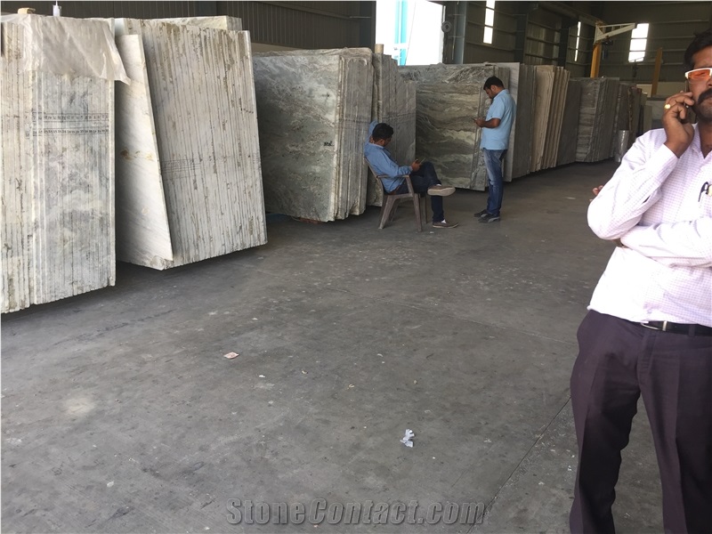 Fresh Lot Of Indian Sanwar Marble Slab in Premium Quality, India Brown Marble