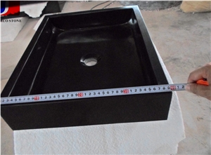 Black Basin,Bathroom Sink,Square Black Granite Wash Basin and Bathroom Sink,Washbasin,Bathroom Sink,Interior Decorative