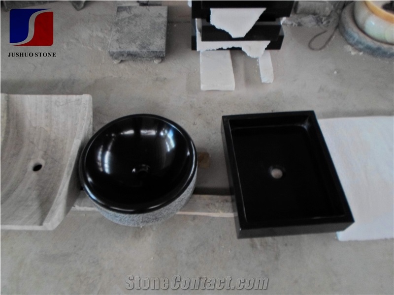 Black Basin,Bathroom Sink,Square Black Granite Wash Basin and Bathroom Sink,Washbasin,Bathroom Sink,Interior Decorative